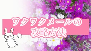 ワクワクメールの攻略方法