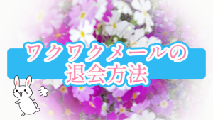 ワクワクメールの退会方法