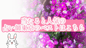当たると人気の占い師東京のベストはこちら